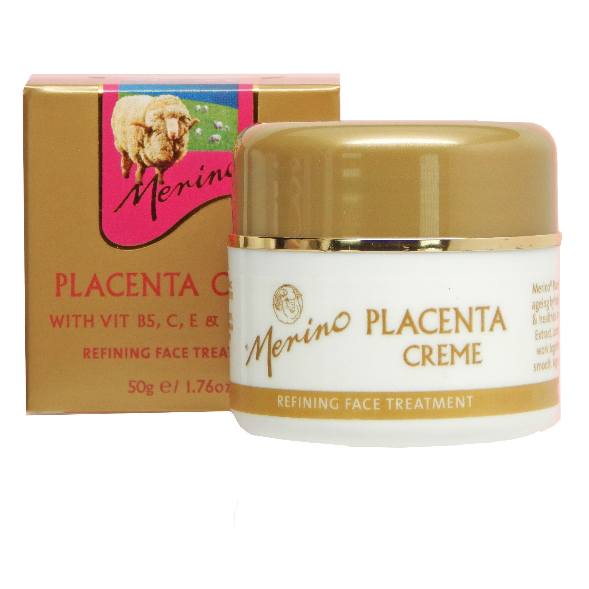 Placenta & Vitamin C, B5, E & Propolis Refining Face Treatment by Merino cosrx centella blemish amoule 20ml